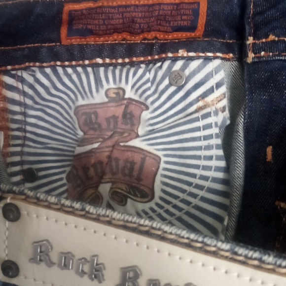 Rock Revival Women's 28 Boot Cut Penny Embellished DEFECT SEE PHOTOS - Picture 9 of 13